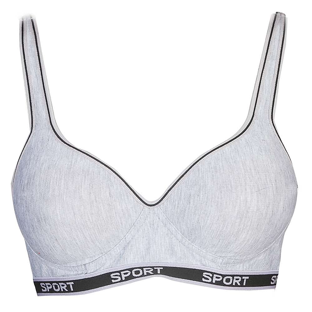 Women's Sports Bra -Grey, Women, Bras, Chase Value, Chase Value