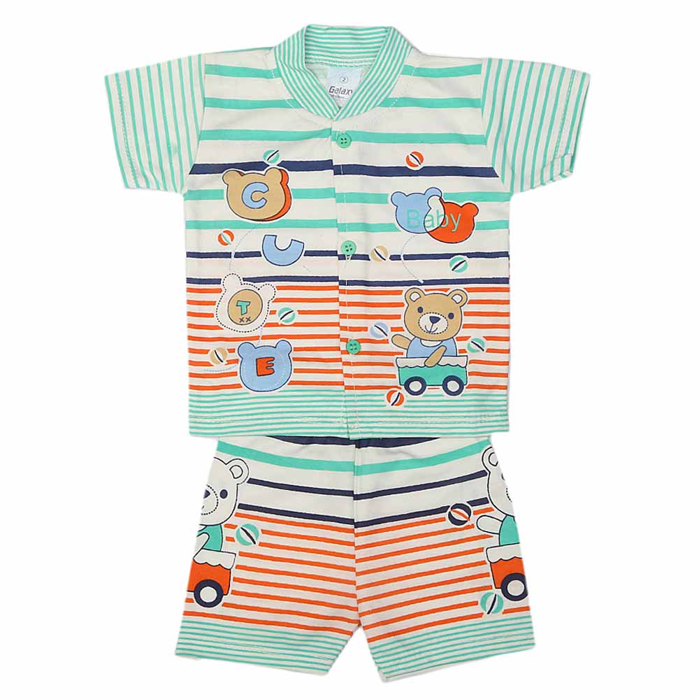 Newborn Boys Suits 2 Pcs - Green, Kids, NB Boys Sets And Suits, Chase Value, Chase Value