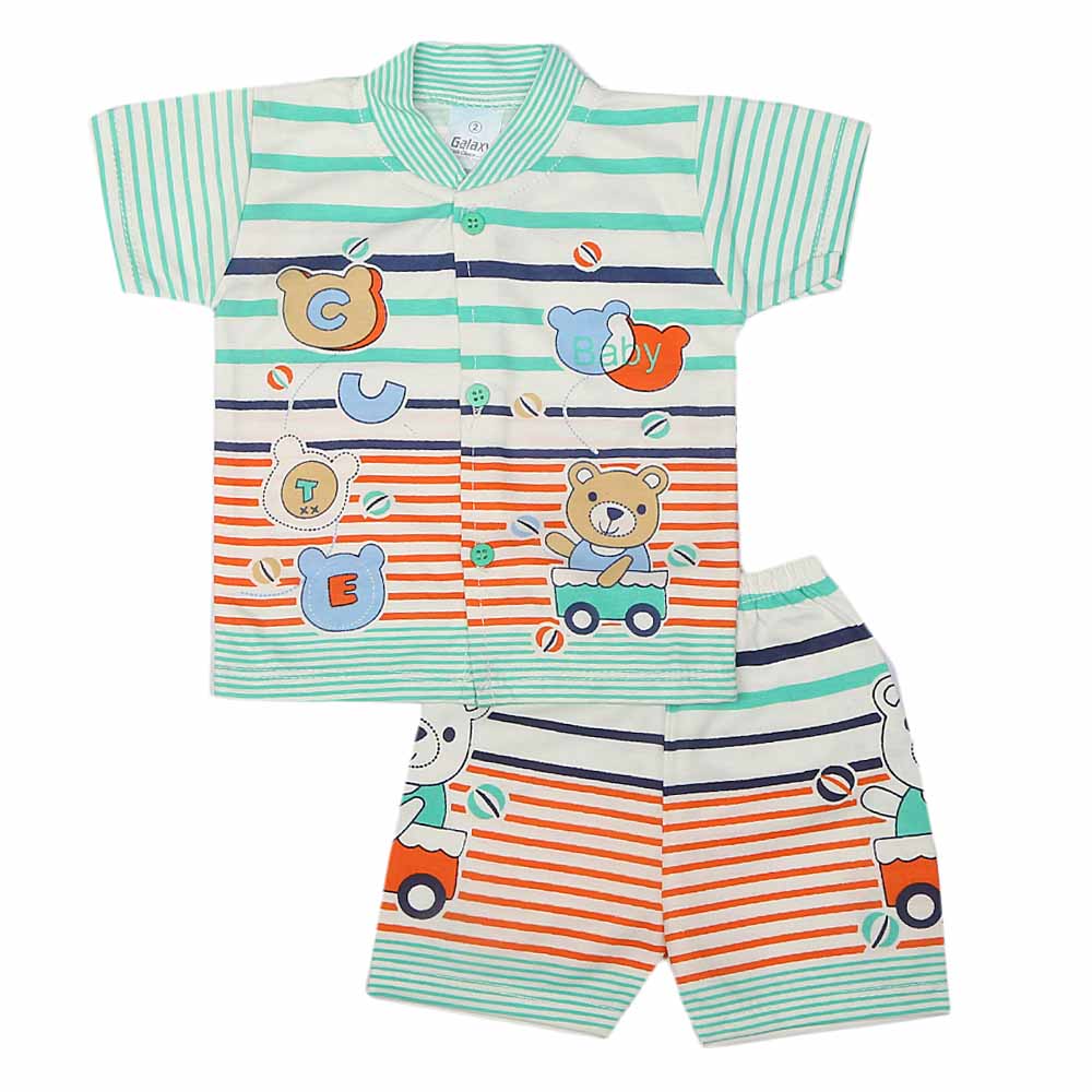 Newborn Boys Suits 2 Pcs - Green, Kids, NB Boys Sets And Suits, Chase Value, Chase Value