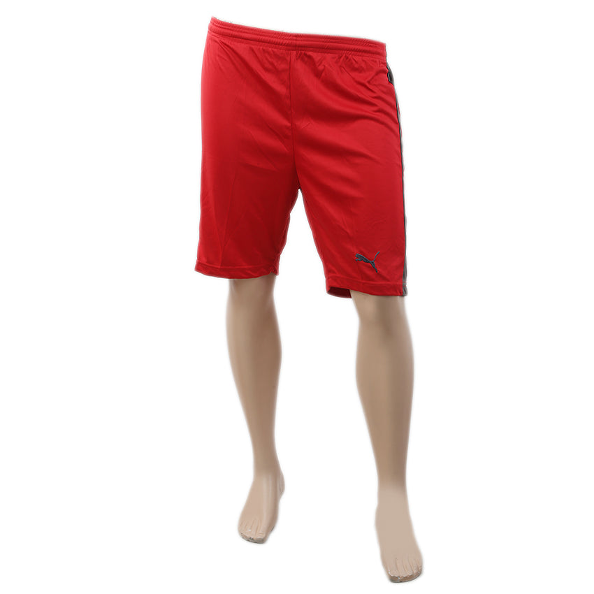 Men's Fancy Polyester Short - Red, Men, Shorts, Chase Value, Chase Value