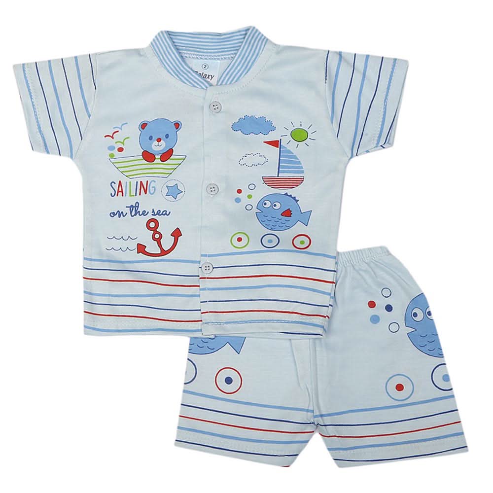 Newborn Boys Suits 2 Pcs - Blue, Kids, NB Boys Sets And Suits, Chase Value, Chase Value