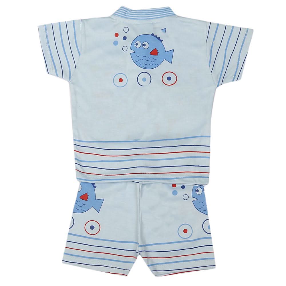 Newborn Boys Suits 2 Pcs - Blue, Kids, NB Boys Sets And Suits, Chase Value, Chase Value