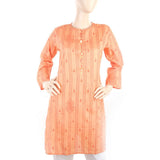 Women's Plain Kurti - Peach, Women's Fashion, Chase Value, Chase Value