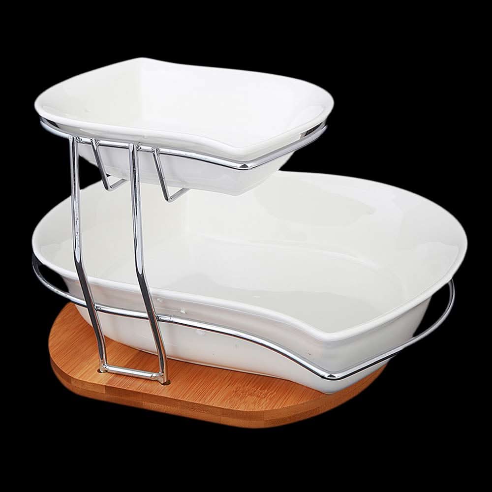 Chip N Dip Dish - White, Home & Lifestyle, Serving And Dining, Chase Value, Chase Value