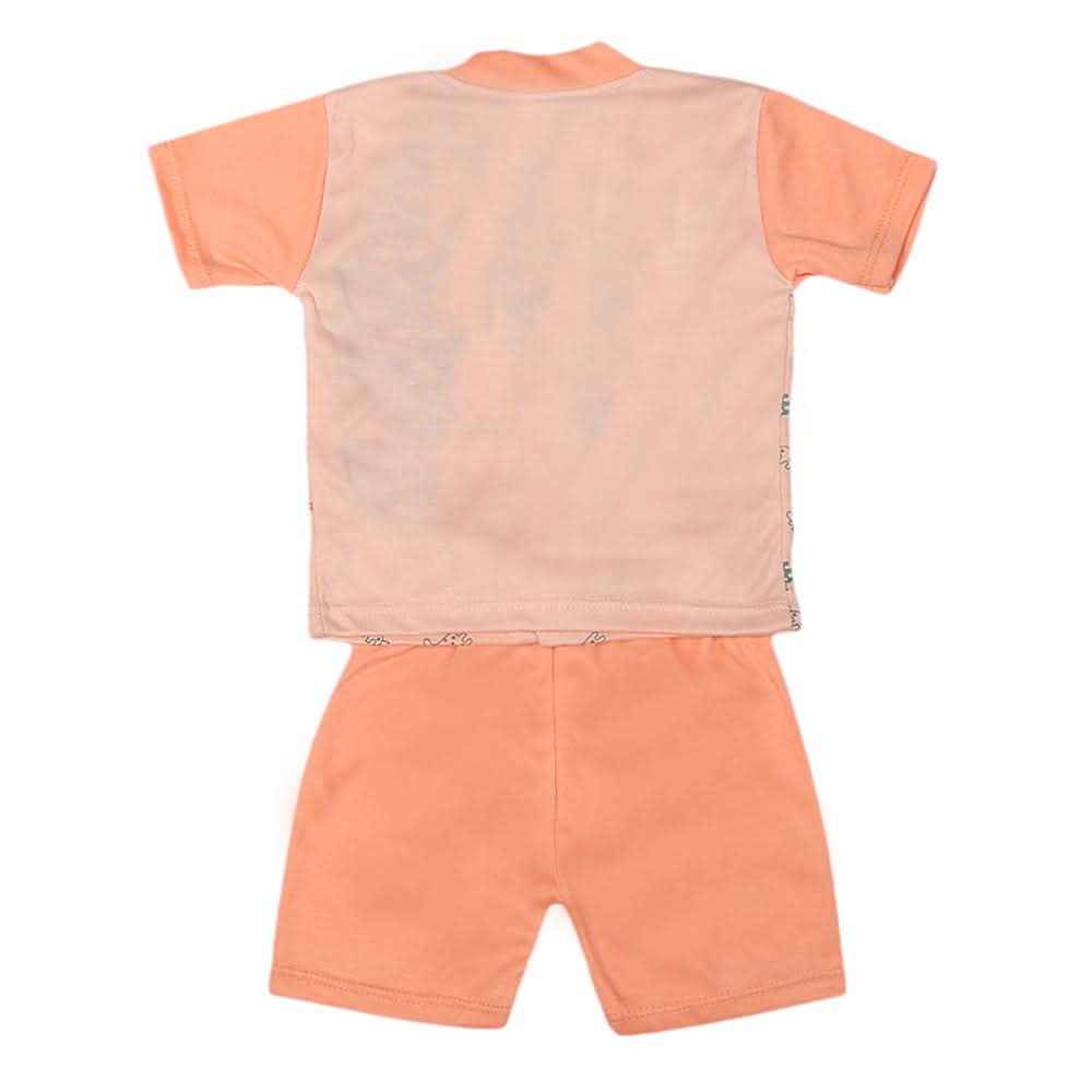 Newborn Boys Suits 2 Pcs - Peach, Kids, NB Boys Sets And Suits, Chase Value, Chase Value