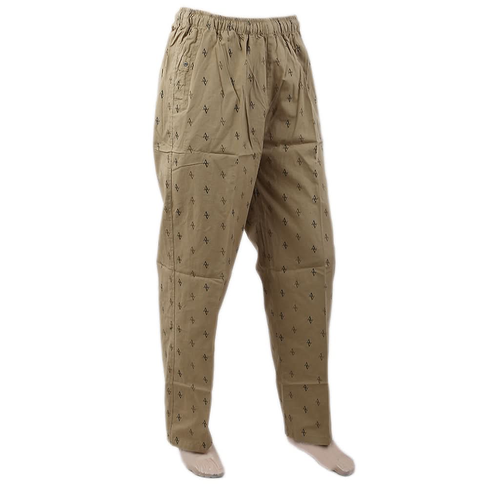 Men's Printed Trouser - Beige, Men, Lowers And Sweatpants, Chase Value, Chase Value