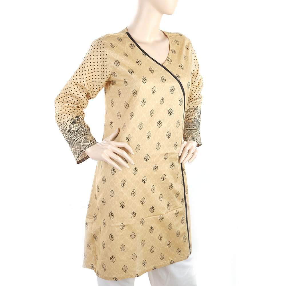 Women's Plain Kurti - Camel, Women's Fashion, Chase Value, Chase Value