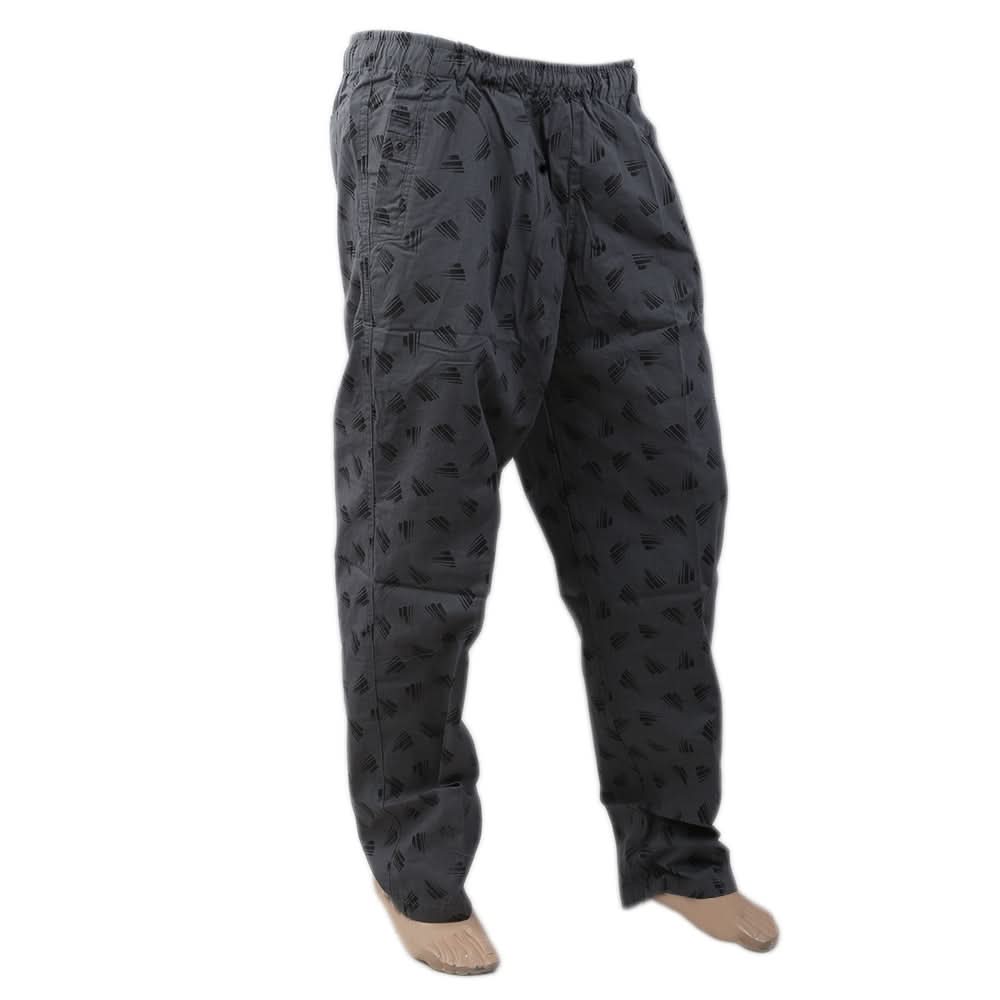 Men's Printed Trouser - Grey, Men, Lowers And Sweatpants, Chase Value, Chase Value