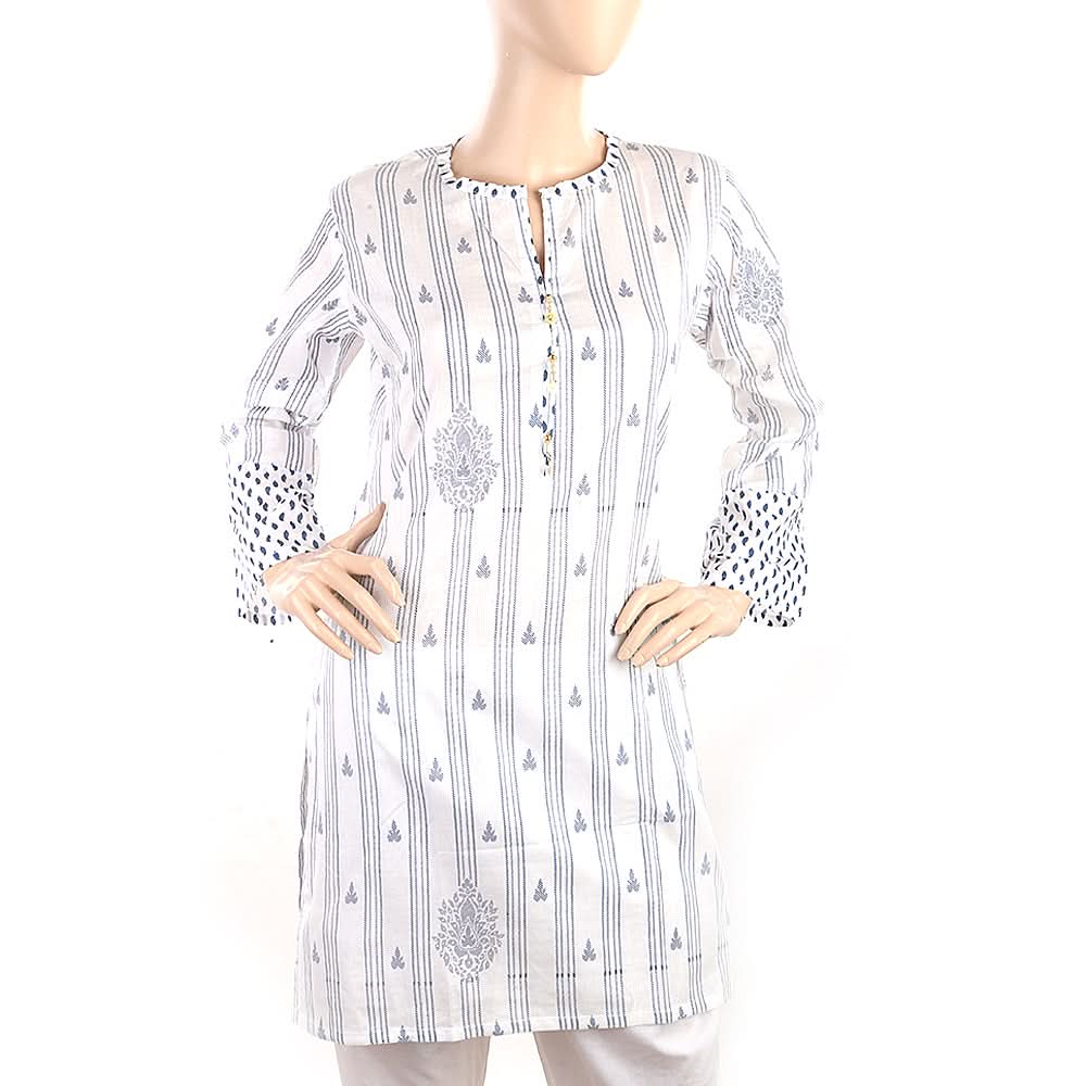 Women's Plain Kurti - Navy Blue, Women's Fashion, Chase Value, Chase Value