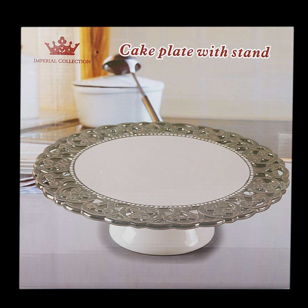 Cake Platter - Silver, Home & Lifestyle, Serving And Dining, Chase Value, Chase Value