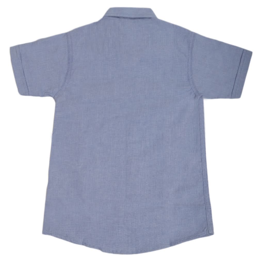 Boys Casual Half Sleeves Shirt - Blue, Kids, Boys Shirts, Chase Value, Chase Value