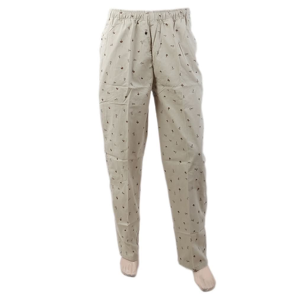 Men's Printed Trouser - Fawn, Men, Lowers And Sweatpants, Chase Value, Chase Value