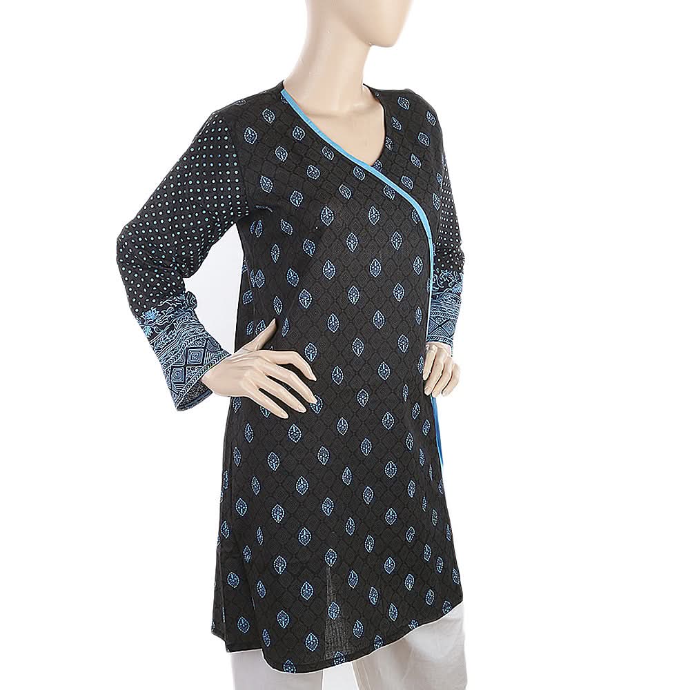 Women's Plain Kurti - Black, Women's Fashion, Chase Value, Chase Value