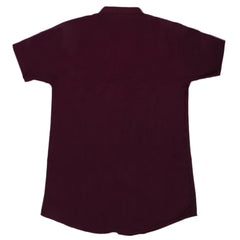 Boys Casual Half Sleeves Shirt  - Purple, Kids, Boys Shirts, Chase Value, Chase Value