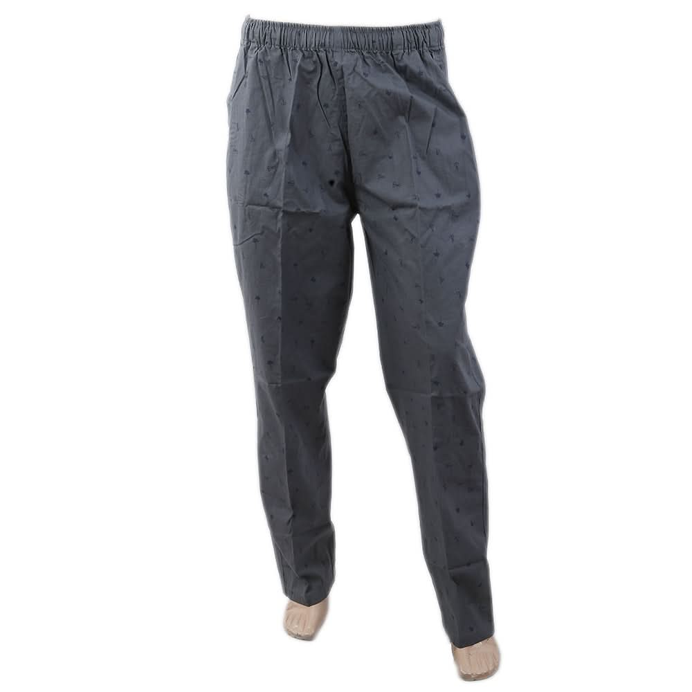Men's Printed Trouser - Grey, Men, Lowers And Sweatpants, Chase Value, Chase Value