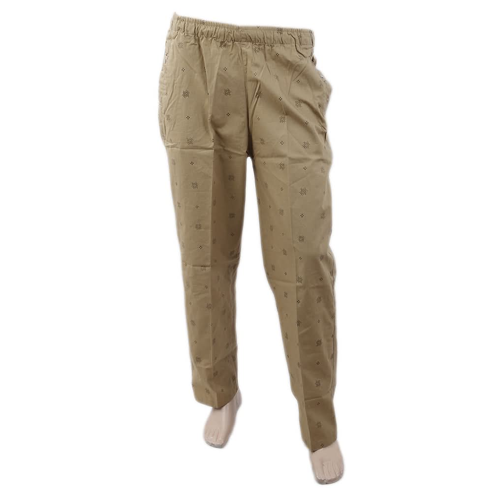 Men's Printed Trouser - Beige, Men, Lowers And Sweatpants, Chase Value, Chase Value