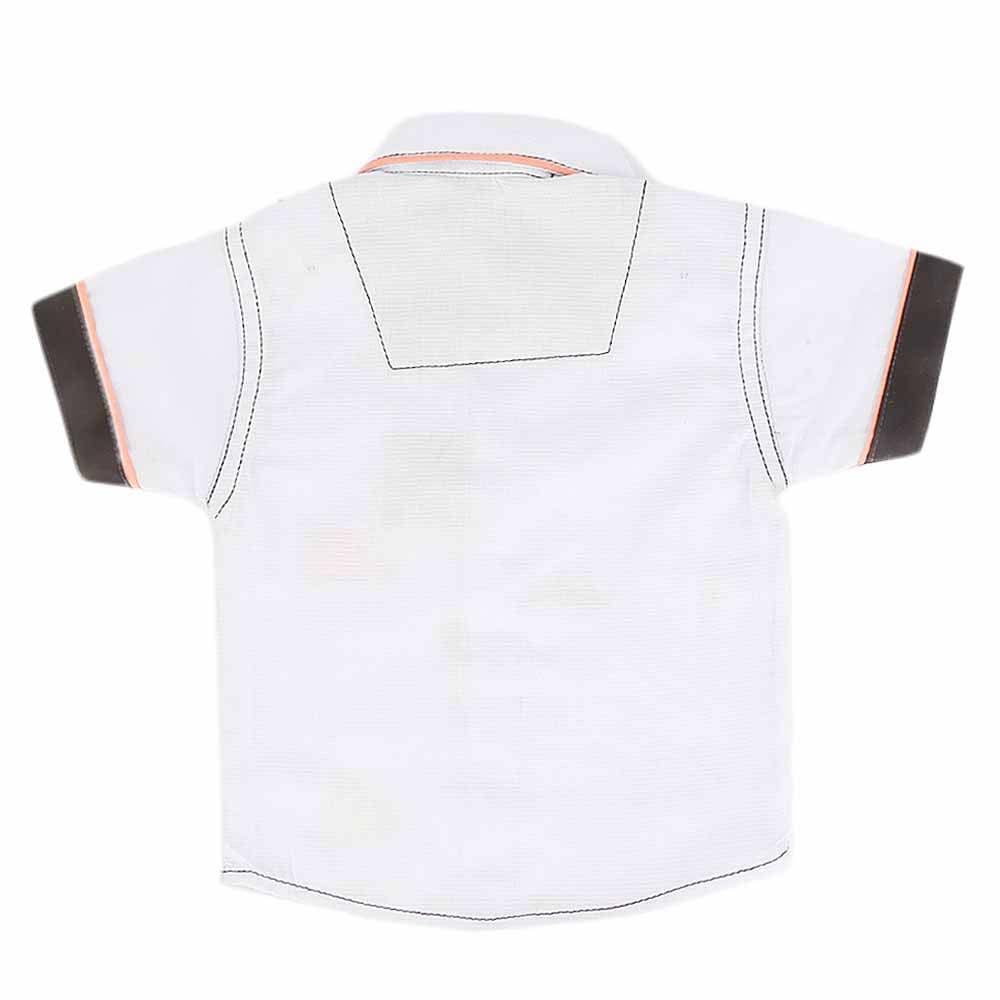Newborn Half Sleeves Printed Shirt - Light Blue, Kids, NB Boys Shirts And T-Shirts, Chase Value, Chase Value