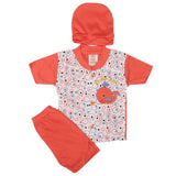 Newborn Boys Suits 3 Pcs - Peach, Kids, NB Boys Sets And Suits, Chase Value, Chase Value
