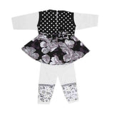 Girls Fancy Frock 2 Pcs - Black, Kids, Girls Frocks, Chase Value, Chase Value