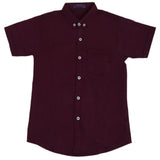 Boys Casual Half Sleeves Shirt - Purple, Kids, Boys Shirts, Chase Value, Chase Value