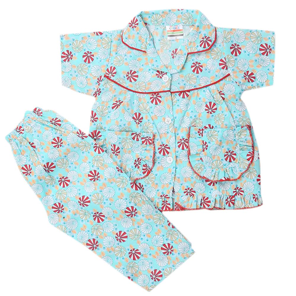 Girls Half Sleeping Suits - Cyen, Kids, Girls Sets And Suits, Chase Value, Chase Value