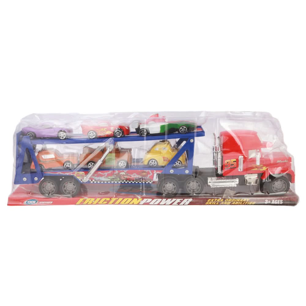 Friction Super Car Set With Long Vehicle - Multi, Kids, Non-Remote Control, Chase Value, Chase Value