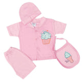 Newborn Boys Half Sleeves Suit - Pink, Kids, Newborn Boys Sets And Suits, Chase Value, Chase Value