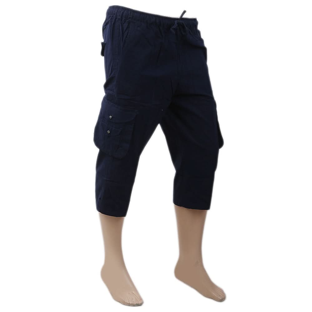 Men's Woven Short - Navy Blue, Men, Shorts, Chase Value, Chase Value