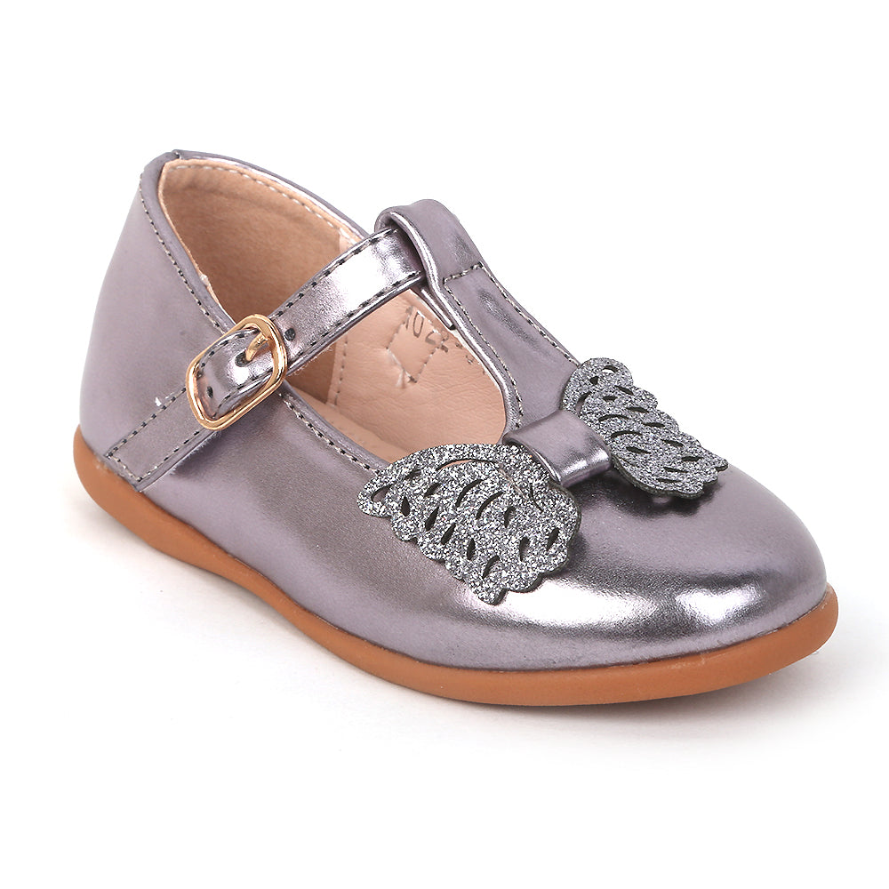 Girls Pumps 1022-340S - Grey, Kids, Pump, Chase Value, Chase Value