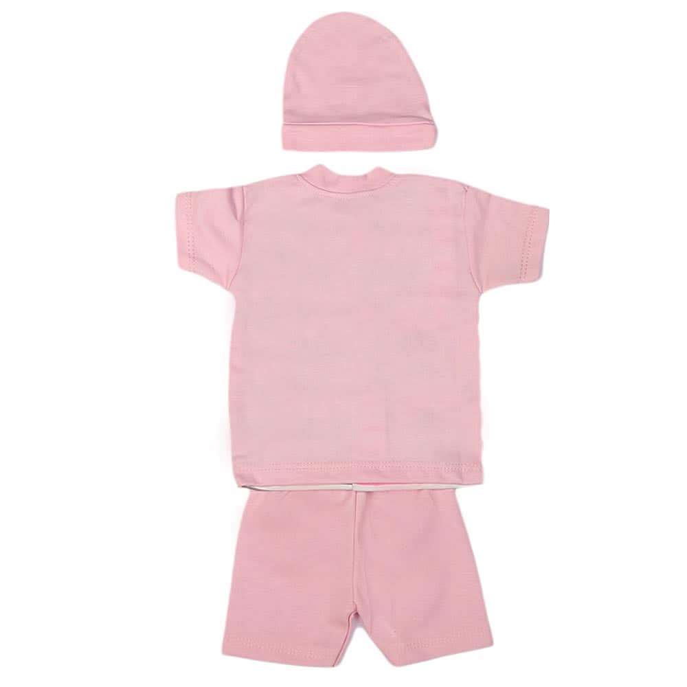 Newborn Boys Suits 3 Pcs - Pink, Kids, NB Boys Sets And Suits, Chase Value, Chase Value