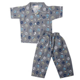 Boys Half Sleeves Sleeping Suits - Dark Grey, Kids, Boys Sets And Suits, Chase Value, Chase Value