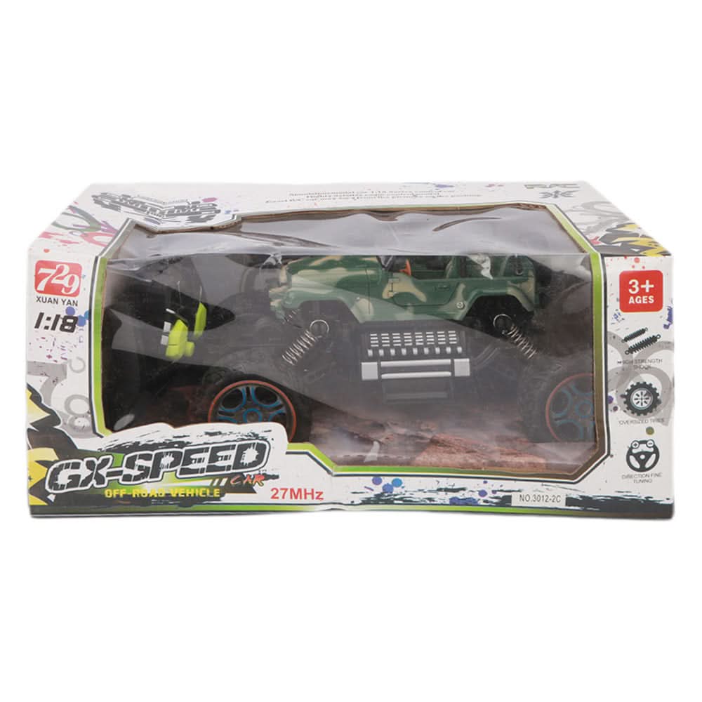 Remote Control Jeep - Green, Kids, Remote Control, Chase Value, Chase Value
