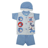 Newborn Boys Suits 3 Pcs - Blue, Kids, NB Boys Sets And Suits, Chase Value, Chase Value