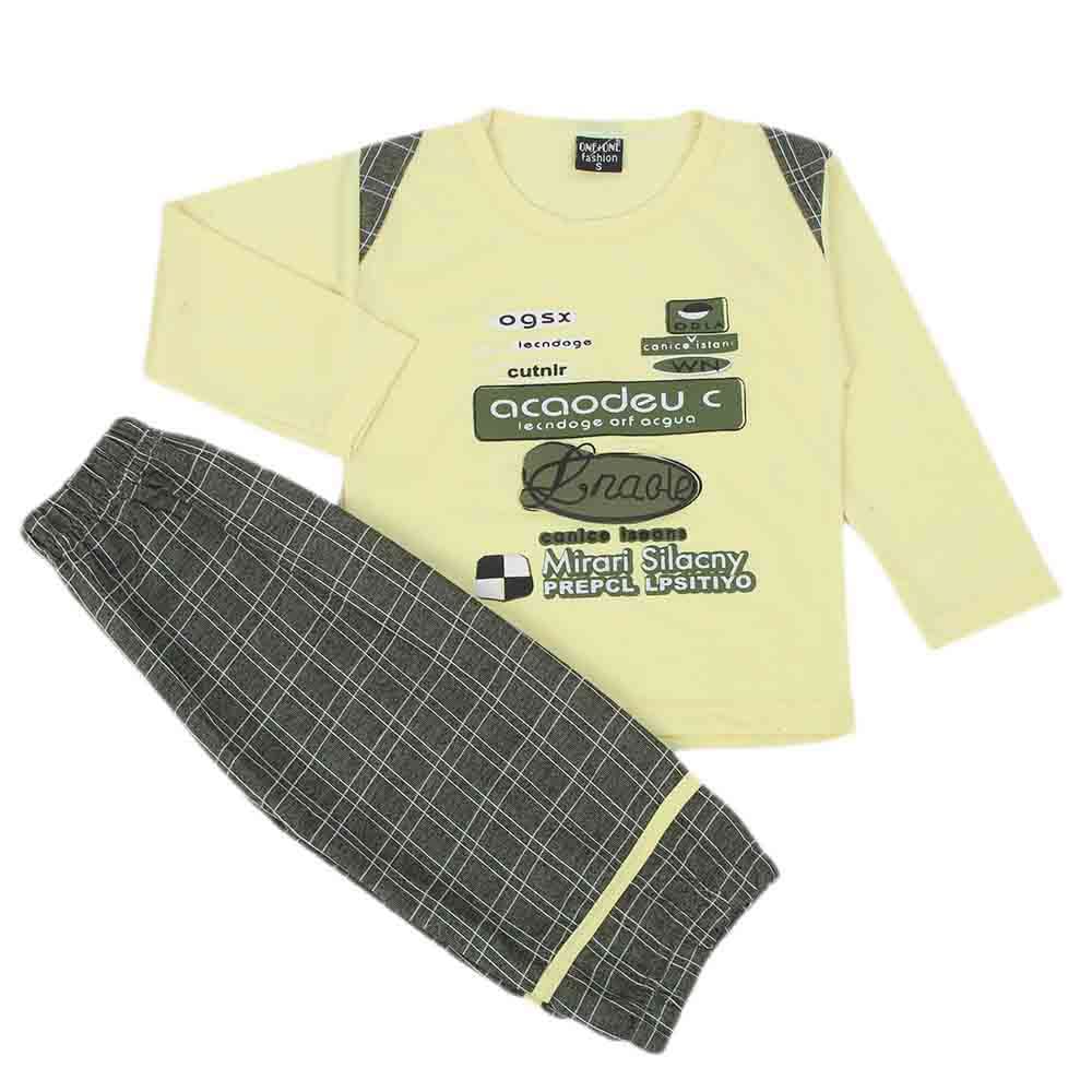 Boys Full Sleeves Suit - Yellow, Boys Sets & Suits, Chase Value, Chase Value