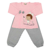 Girls Full Sleeves Suit - Light Pink, Girls Suits, Chase Value, Chase Value