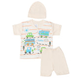 Newborn Boys Half Sleeves Suit - Peach, Kids, Newborn Boys Sets And Suits, Chase Value, Chase Value