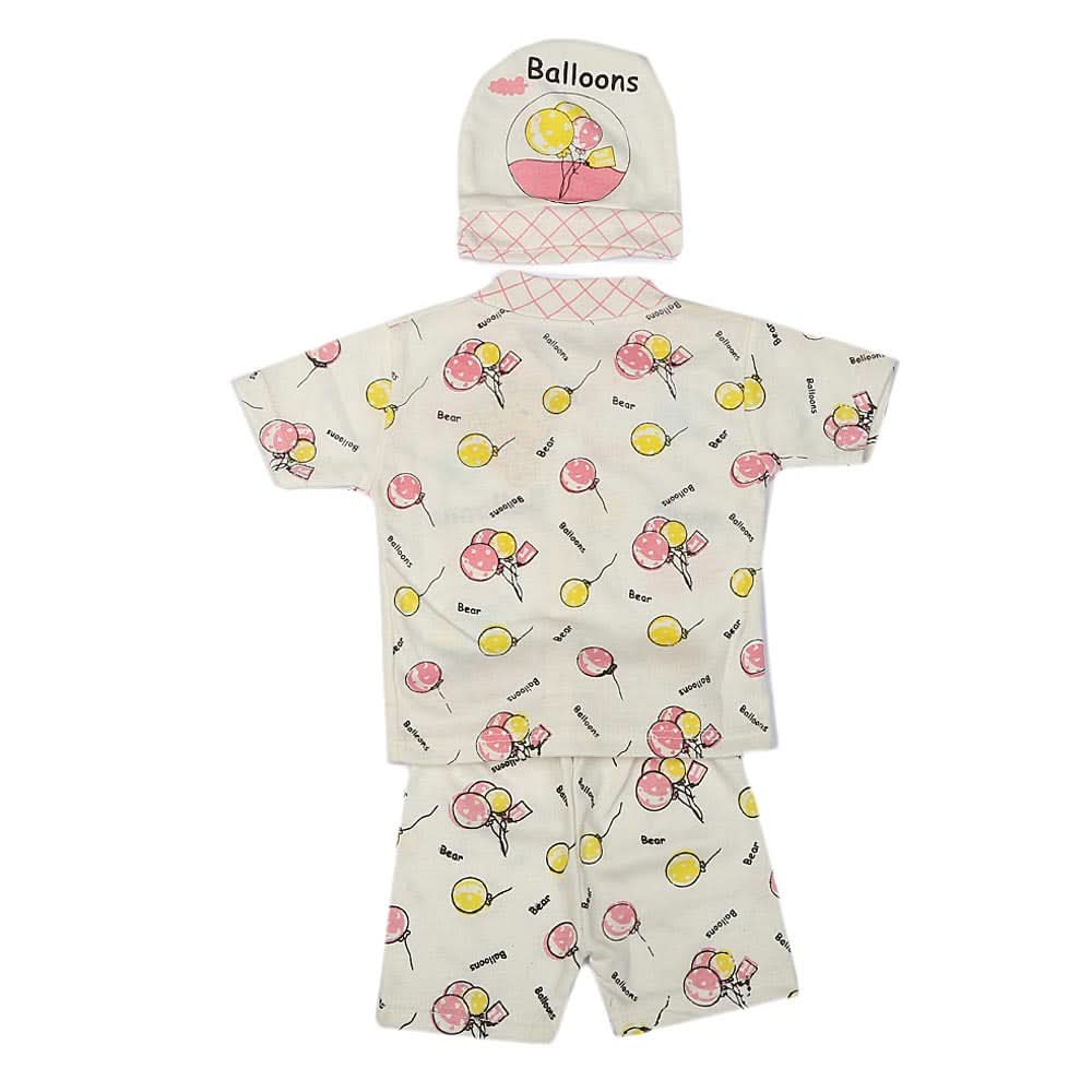 Newborn Boys Suits 3 Pcs - Pink, Kids, NB Boys Sets And Suits, Chase Value, Chase Value
