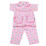 Girls Half Sleeves Sleeping Suits - Pink, Kids, Girls Sets And Suits, Chase Value, Chase Value