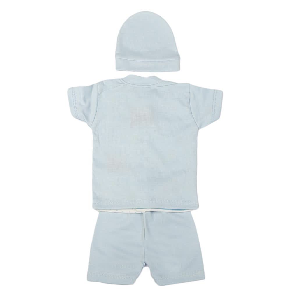 Newborn Boys Suits 3 Pcs - Blue, Kids, NB Boys Sets And Suits, Chase Value, Chase Value