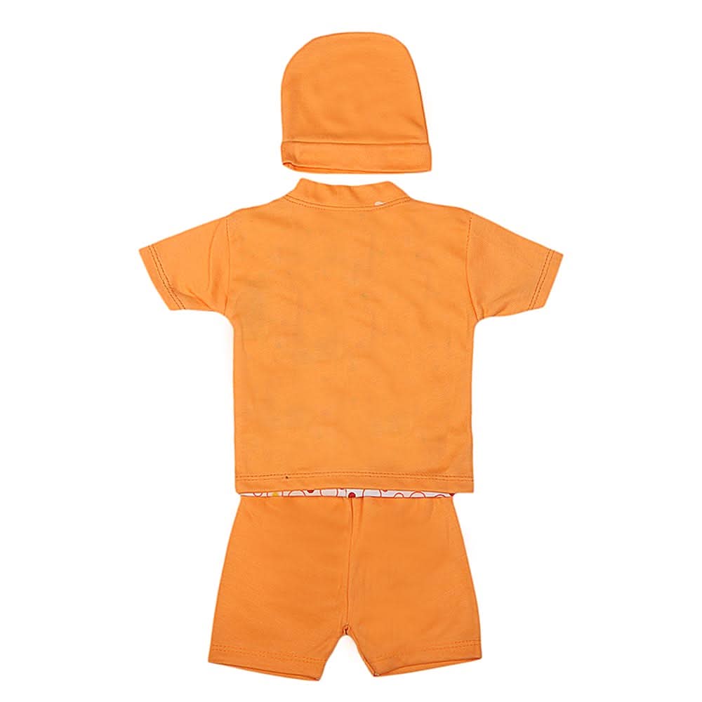 Newborn Boys Suits 3 Pcs - Orange, Kids, NB Boys Sets And Suits, Chase Value, Chase Value