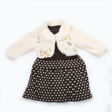 Girls Full Sleeves Frock - Coffee, Kids, Girls Frocks, Chase Value, Chase Value