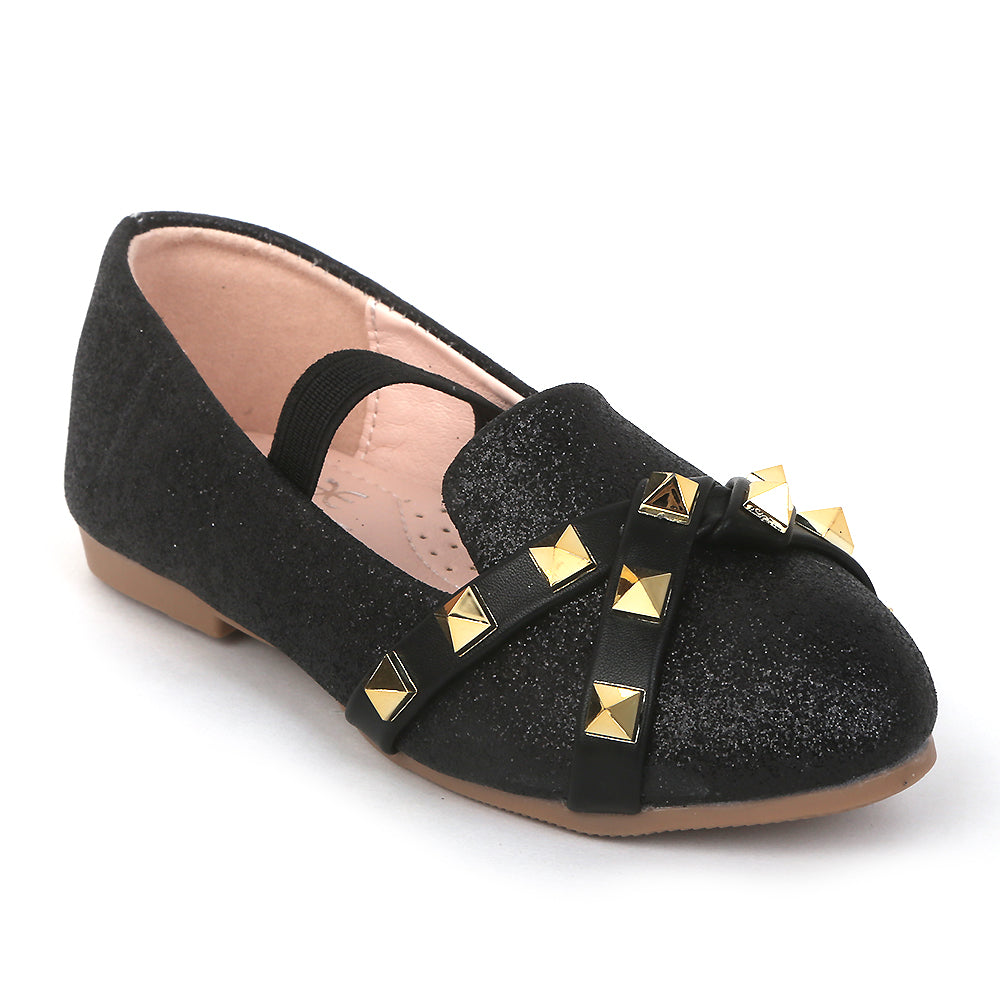 Girls Pumps 411-478S - Black, Kids, Pump, Chase Value, Chase Value