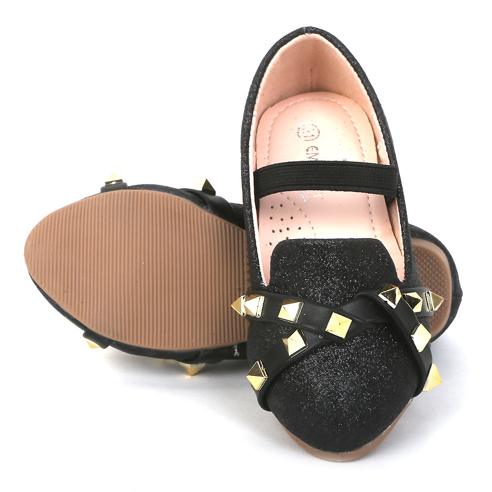 Girls Pumps 411-478S - Black, Kids, Pump, Chase Value, Chase Value