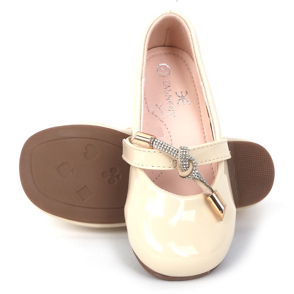 Girls Pumps - Beige, Kids, Pump, Chase Value, Chase Value