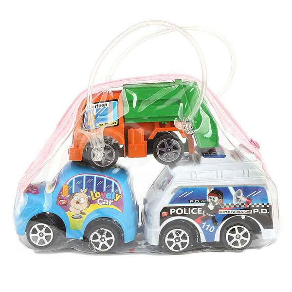 Pull Back Cars 3 Pcs - Multi - test-store-for-chase-value