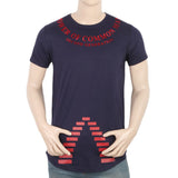 Men's Half Sleeve T-Shirt - Navy Blue, Men, T-Shirts And Polos, Chase Value, Chase Value