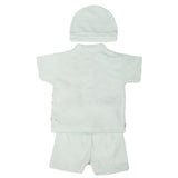 Newborn Boys Suits 3 Pcs - Cyan, Kids, NB Boys Sets And Suits, Chase Value, Chase Value