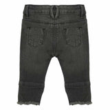 Newborn Girls Denim Pant - Dark Grey, Newborn Girls Shorts Skirts & Pants, Chase Value, Chase Value