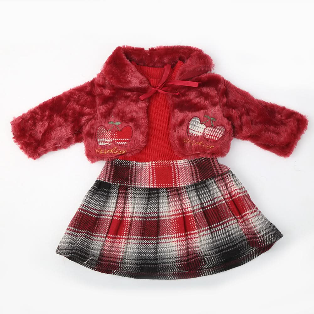 Girls Full Sleeves Frock - Maroon, Kids, Girls Frocks, Chase Value, Chase Value