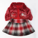 Girls Full Sleeves Frock - Maroon, Kids, Girls Frocks, Chase Value, Chase Value